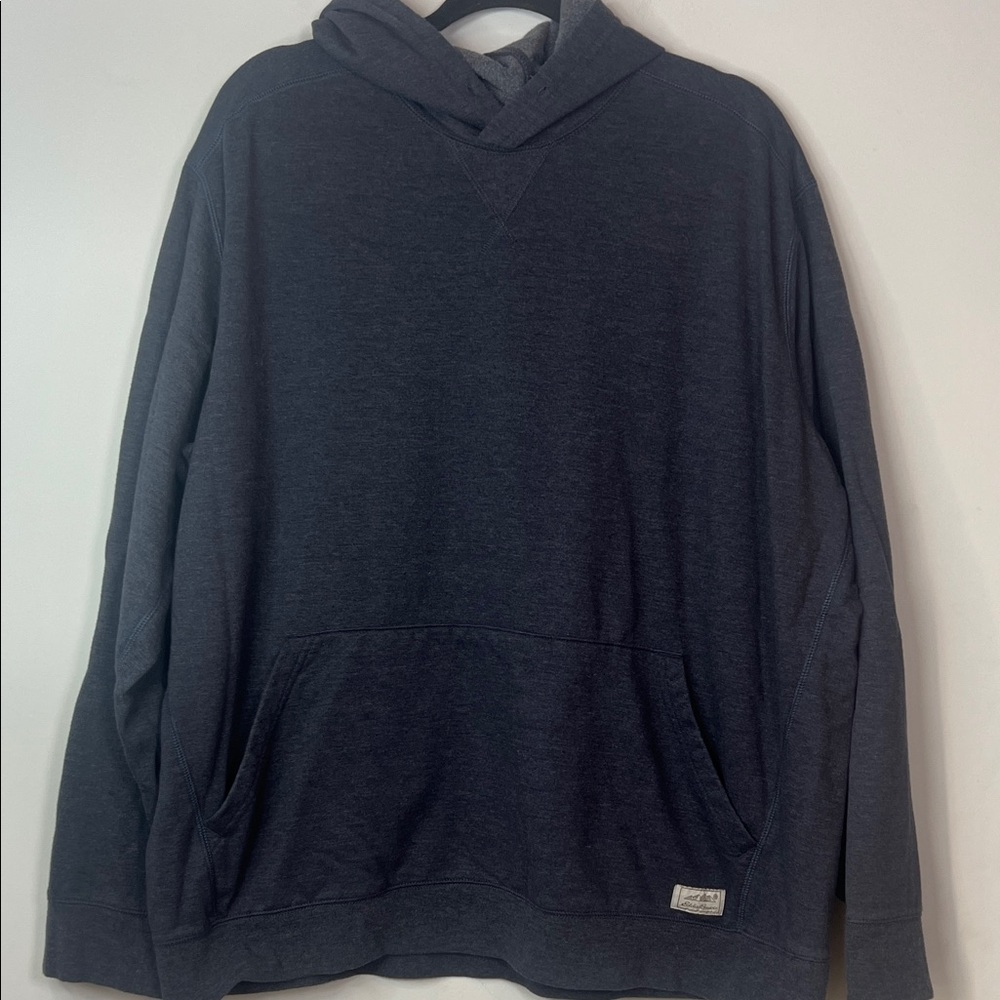 Eddie Bauer Men's Navy Blue Comfortable Sporty Sweatshirt Hoodie‎ Size XXL